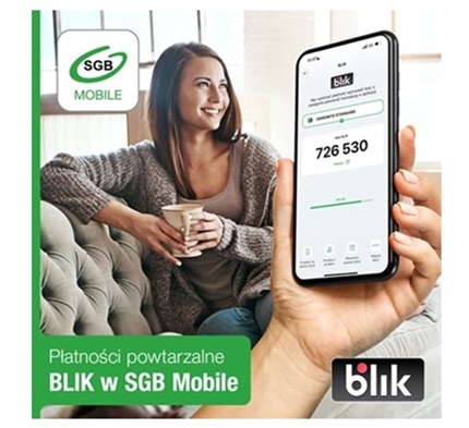 Płatności powtarzalne BLIK w aplikacji SGB Mobile